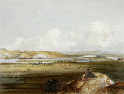 Fort Pierre on the Missouri, plate 10 from Volume 2 of 